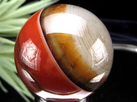 天然石インテリア 置物 天然石丸玉 アゲート