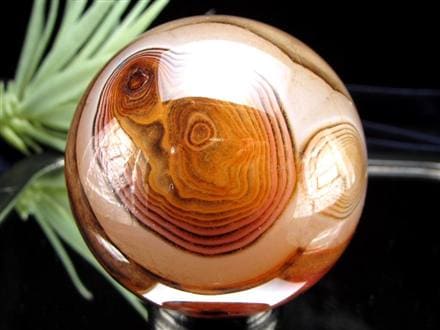 天然石インテリア 置物 天然石丸玉 アゲート