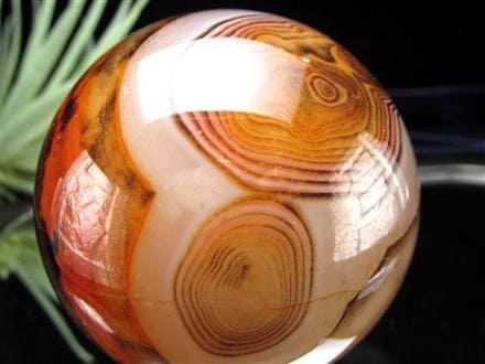 天然石インテリア 置物 天然石丸玉 アゲート