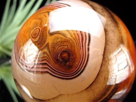 天然石インテリア 置物 天然石丸玉 アゲート