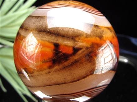 天然石インテリア 置物 天然石丸玉 アゲート