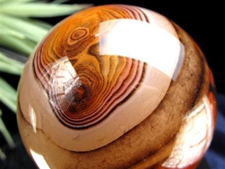 天然石インテリア 置物 天然石丸玉 アゲート