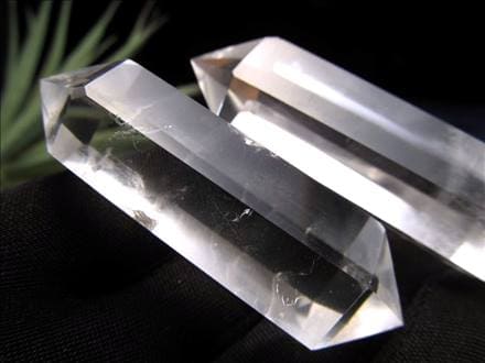 水晶 クリスタル ランダムカット ダブルポイント ポイント