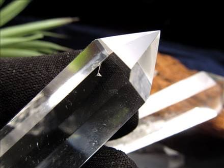 水晶 クリスタル ランダムカット ダブルポイント ポイント