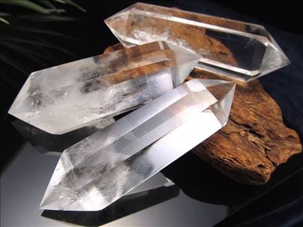 水晶 クリスタル ランダムカット ダブルポイント ポイント