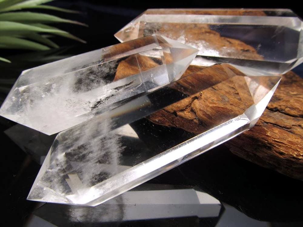 水晶 クリスタル ランダムカット ダブルポイント ポイント