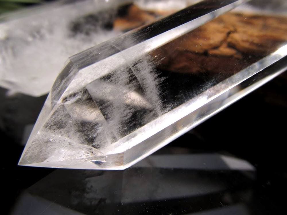 水晶 クリスタル ランダムカット ダブルポイント ポイント