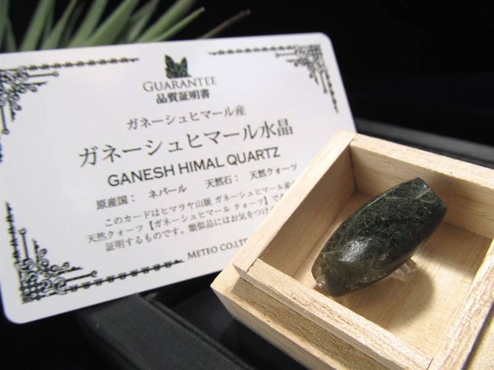 ガネーシュヒマール ヒマラヤ 水晶 天珠型 ビーズ