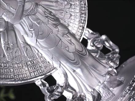 十一面千手千眼観音 千手観音 蓮華王 観音菩薩 クリスタルガラス