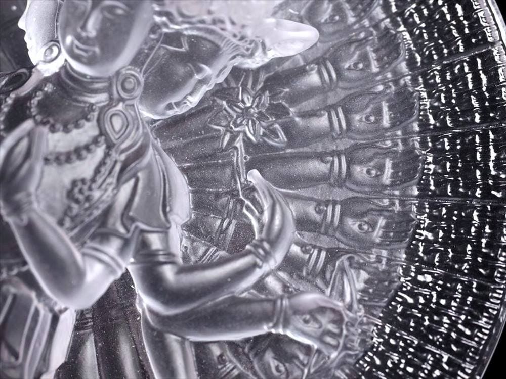 十一面千手千眼観音 千手観音 蓮華王 観音菩薩 クリスタルガラス