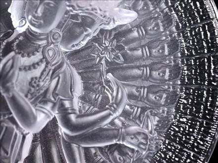 十一面千手千眼観音 千手観音 蓮華王 観音菩薩 クリスタルガラス