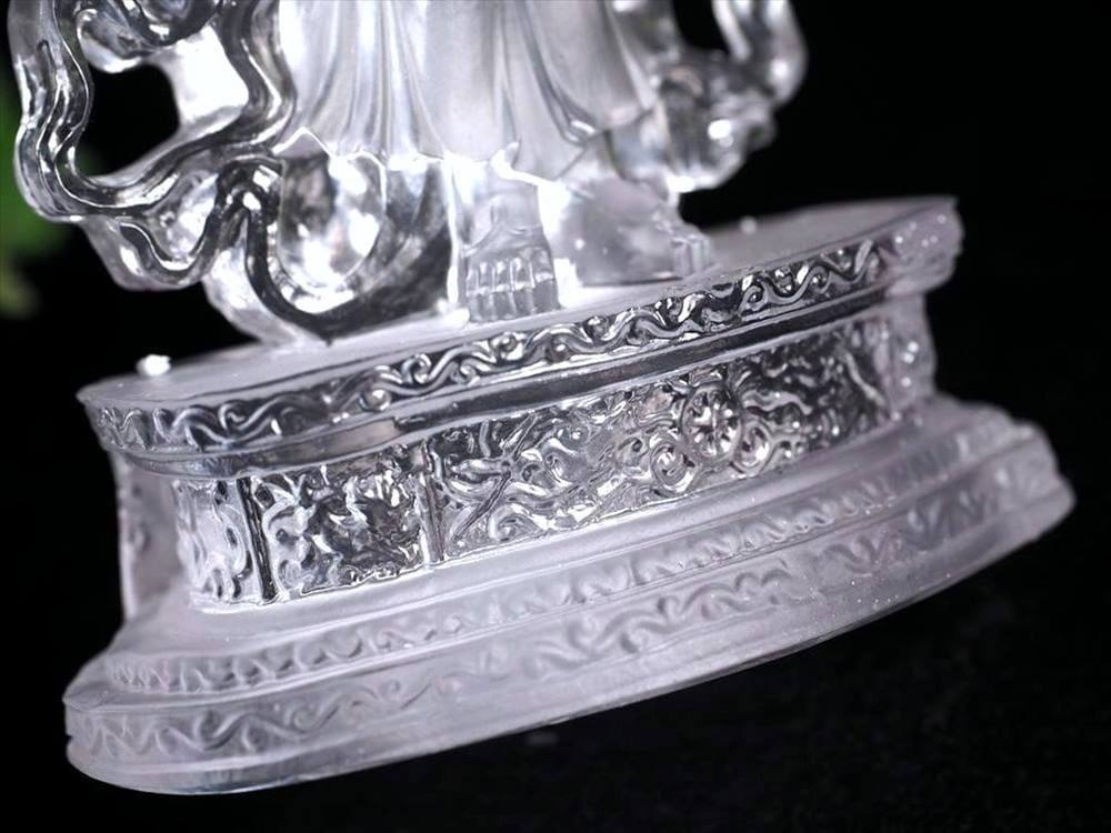 十一面千手千眼観音 千手観音 蓮華王 観音菩薩 クリスタルガラス