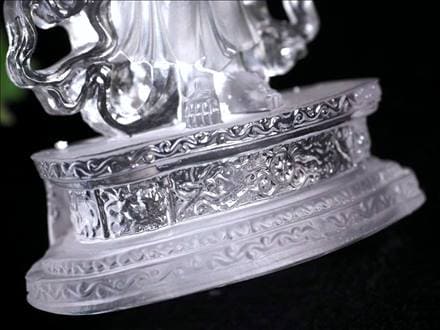 十一面千手千眼観音 千手観音 蓮華王 観音菩薩 クリスタルガラス