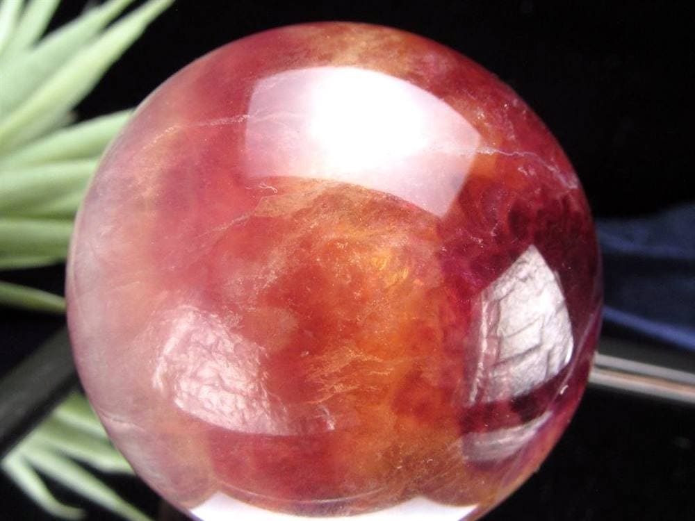 フローライト レインボーフローライト 蛍石 丸玉 置物 スフィア