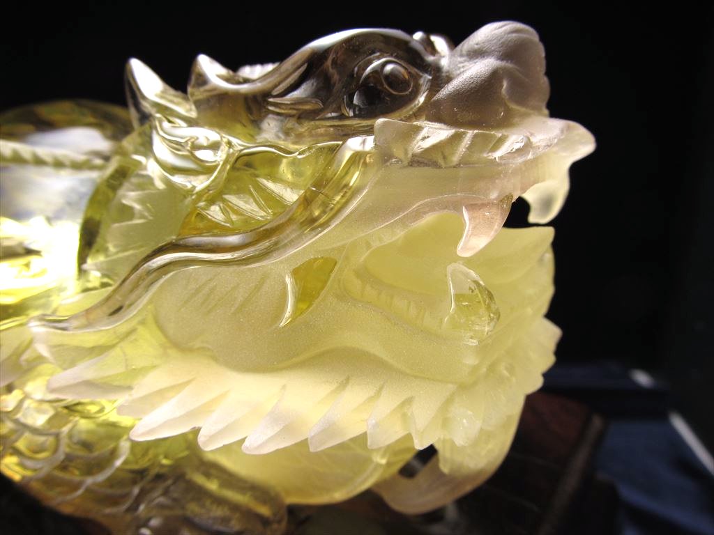 ◇限定入荷！◇極上超透明シトリン【黄水晶】！◇財運を高める瑞獣