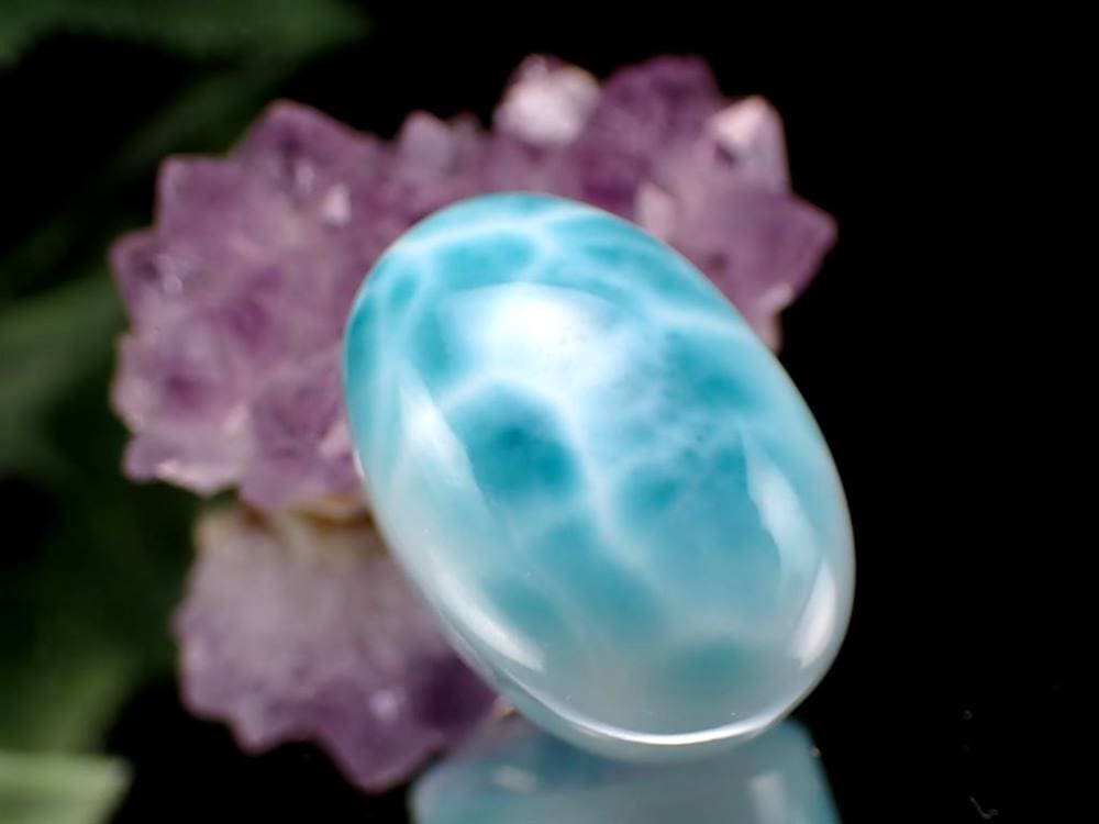 ラリマー ブルーペクトライト カボション タンブル 曹珪灰石