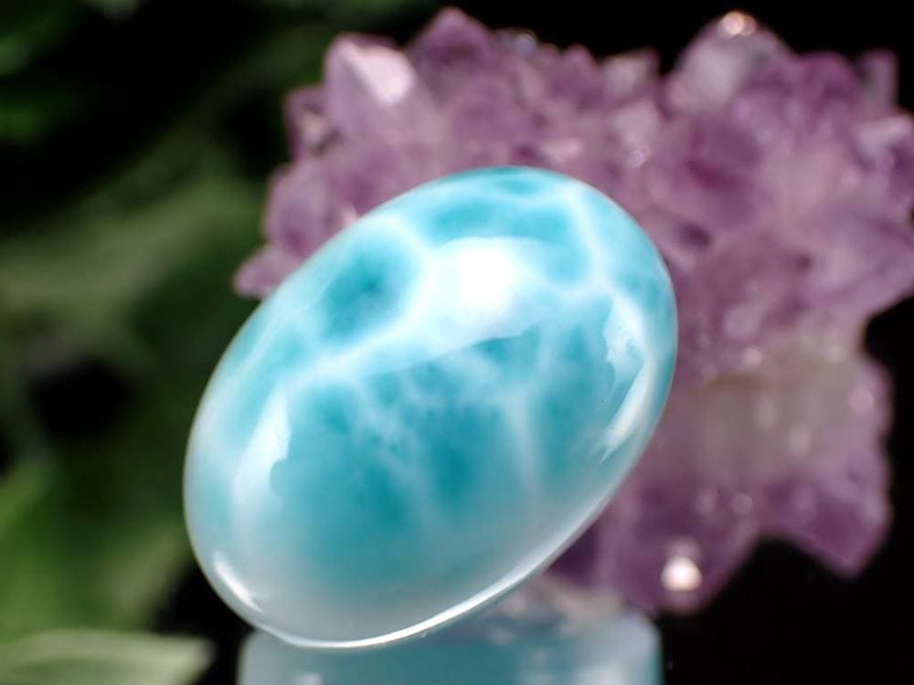 ラリマー ブルーペクトライト カボション タンブル 曹珪灰石