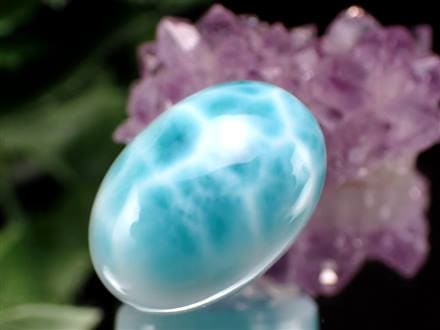 ラリマー ブルーペクトライト カボション タンブル 曹珪灰石