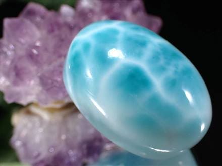 ラリマー ブルーペクトライト カボション タンブル 曹珪灰石