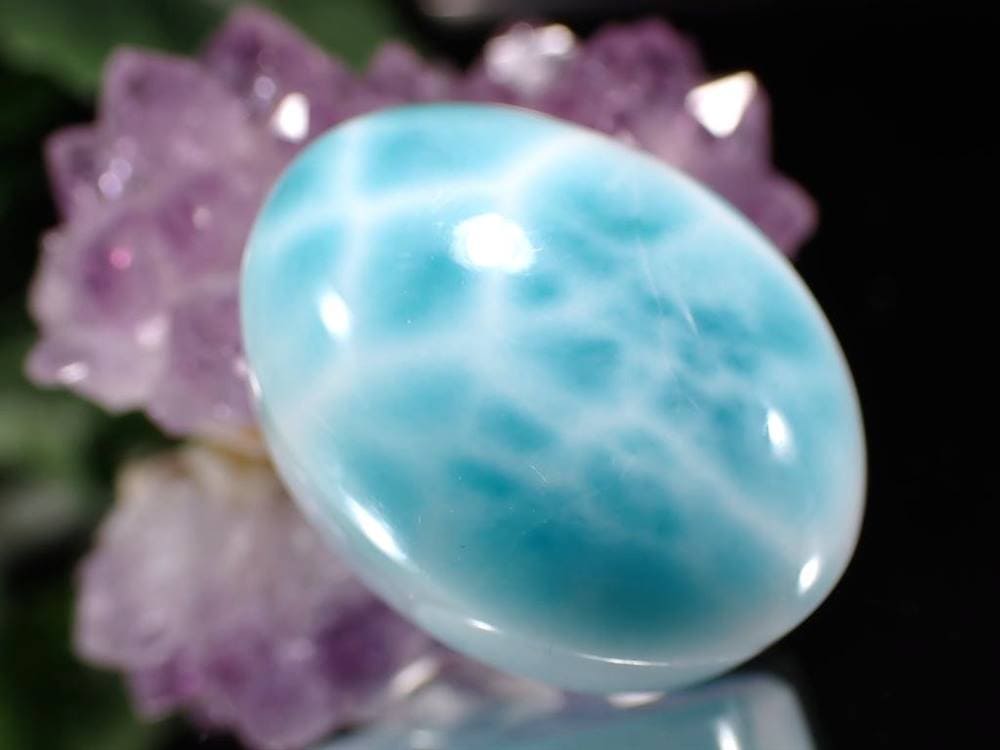 ラリマー ブルーペクトライト カボション タンブル 曹珪灰石