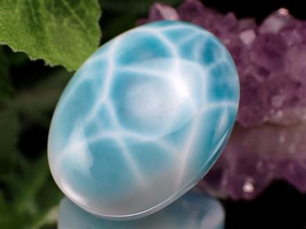 ラリマー ブルーペクトライト カボション タンブル 曹珪灰石