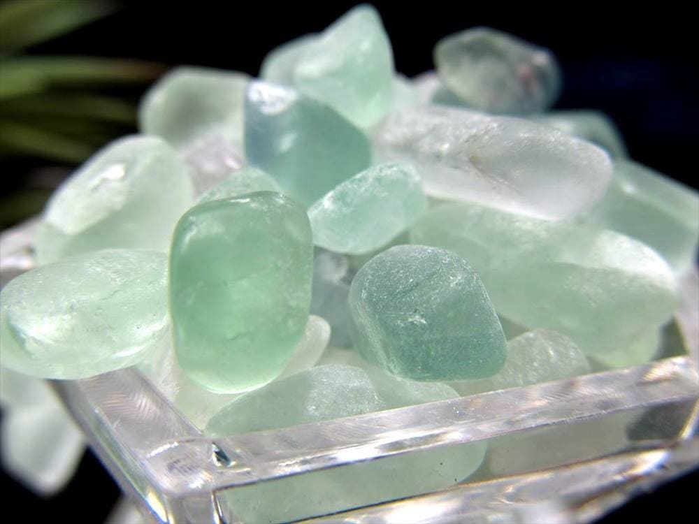 ミントグリーンフローライト 蛍石 さざれ サザレ石 細石 浄化