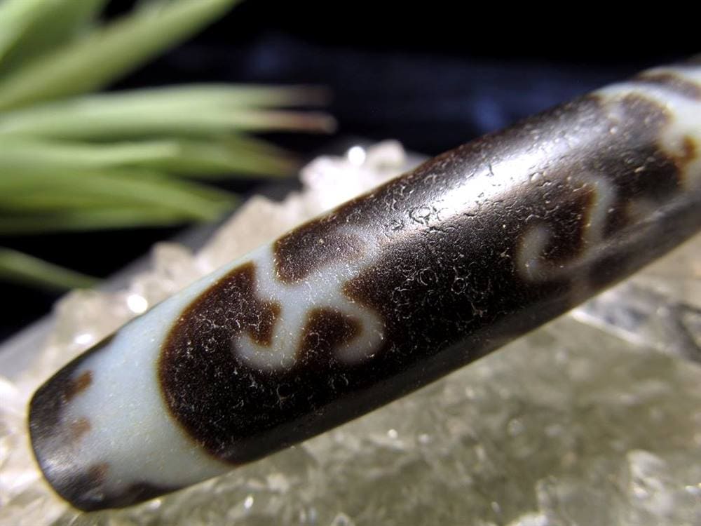 天珠 置物 馬蹄痕天珠 至純天珠 龍神天珠