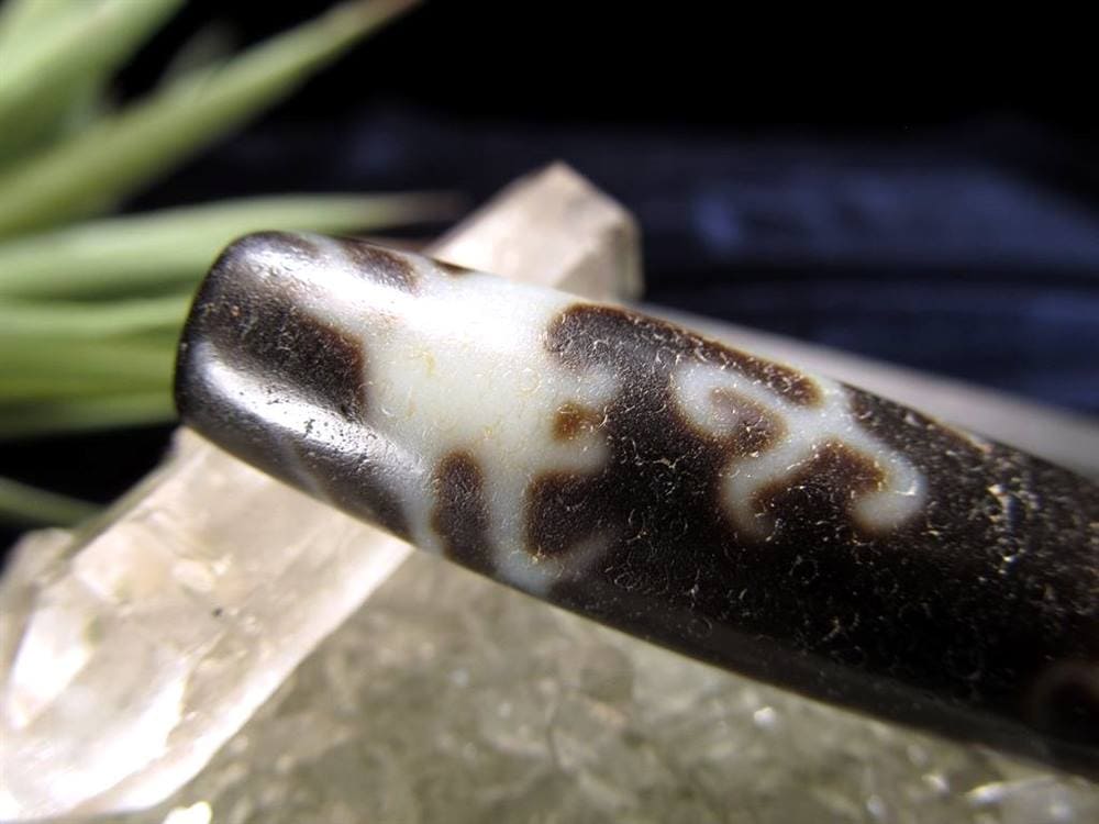 天珠 置物 馬蹄痕天珠 至純天珠 龍神天珠