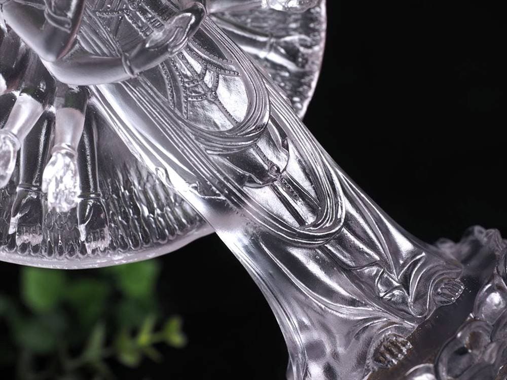 千手千眼観音 千手観音 蓮華王 観音菩薩 クリスタルガラス