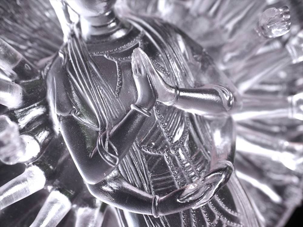 千手千眼観音 千手観音 蓮華王 観音菩薩 クリスタルガラス