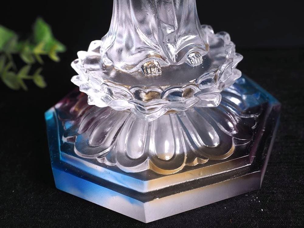 千手千眼観音 千手観音 蓮華王 観音菩薩 クリスタルガラス