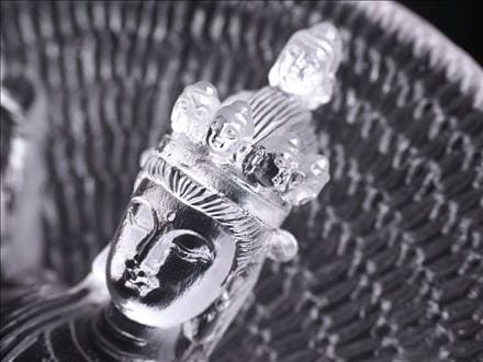 千手千眼観音 千手観音 蓮華王 観音菩薩 クリスタルガラス