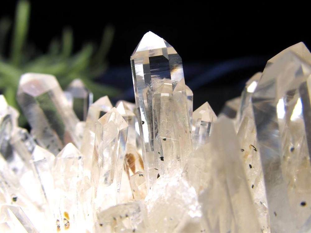 四川産 水晶 クラスター ポイント 針状水晶