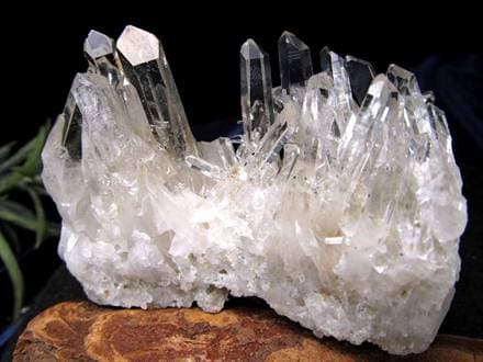 四川産 水晶 クラスター ポイント 針状水晶