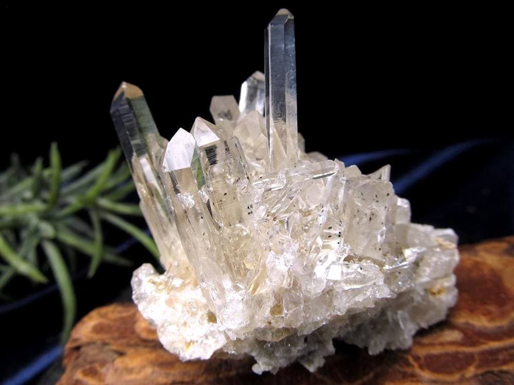 四川産 水晶 クラスター ポイント 針状水晶