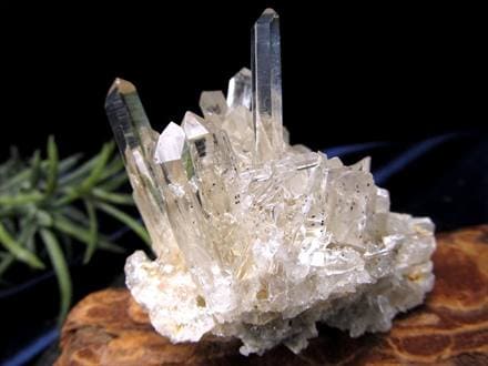四川産 水晶 クラスター ポイント 針状水晶