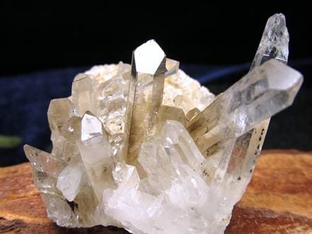 四川産 水晶 クラスター ポイント 針状水晶