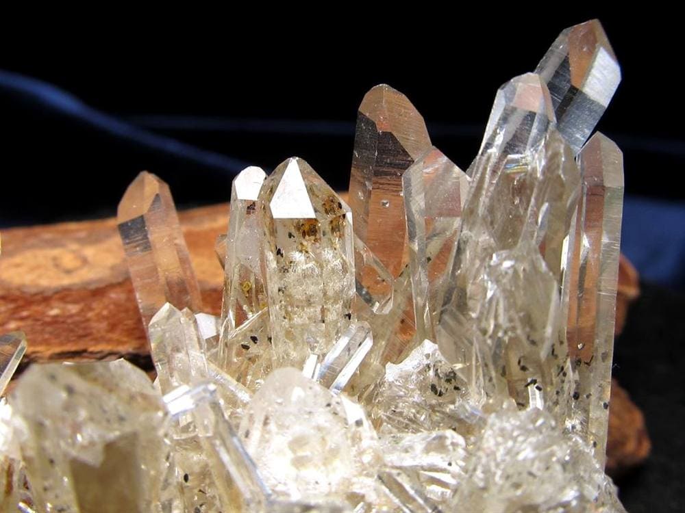 四川産 水晶 クラスター ポイント 針状水晶