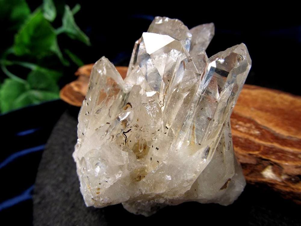 四川産 水晶 クラスター ポイント 針状水晶