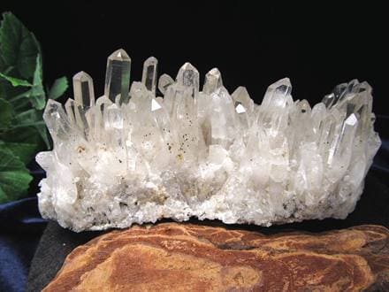 四川産 水晶 クラスター ポイント 針状水晶