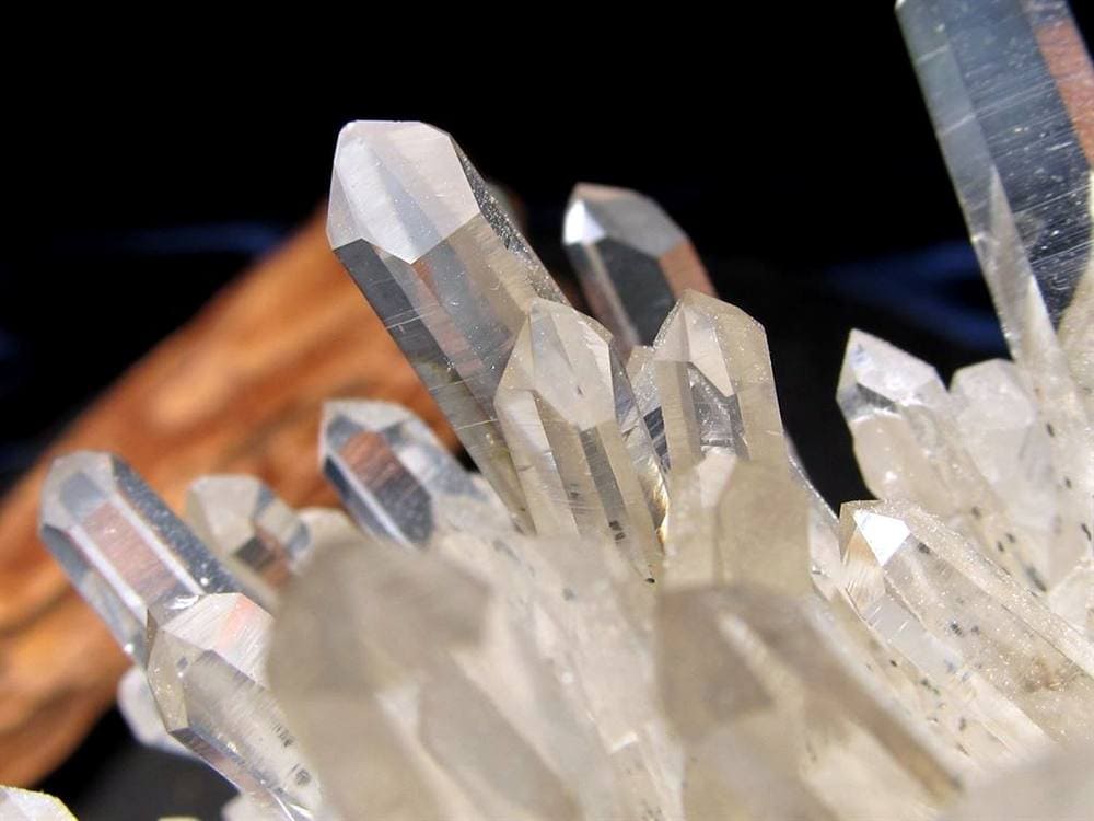 四川産 水晶 クラスター ポイント 針状水晶
