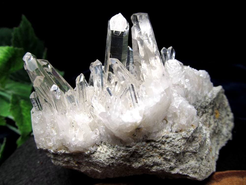 四川産 水晶 クラスター ポイント 針状水晶