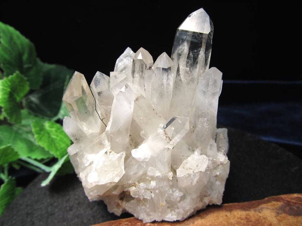 四川産 水晶 クラスター ポイント 針状水晶
