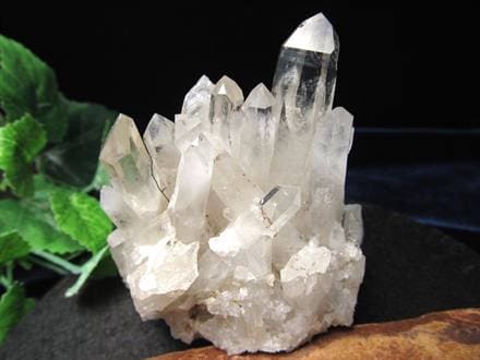 四川産 水晶 クラスター ポイント 針状水晶