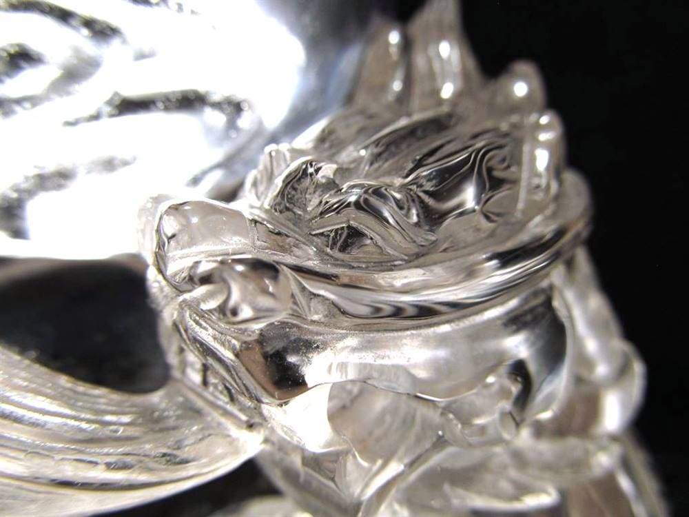 龍 水晶 彫刻置物 ドラゴン 竜
