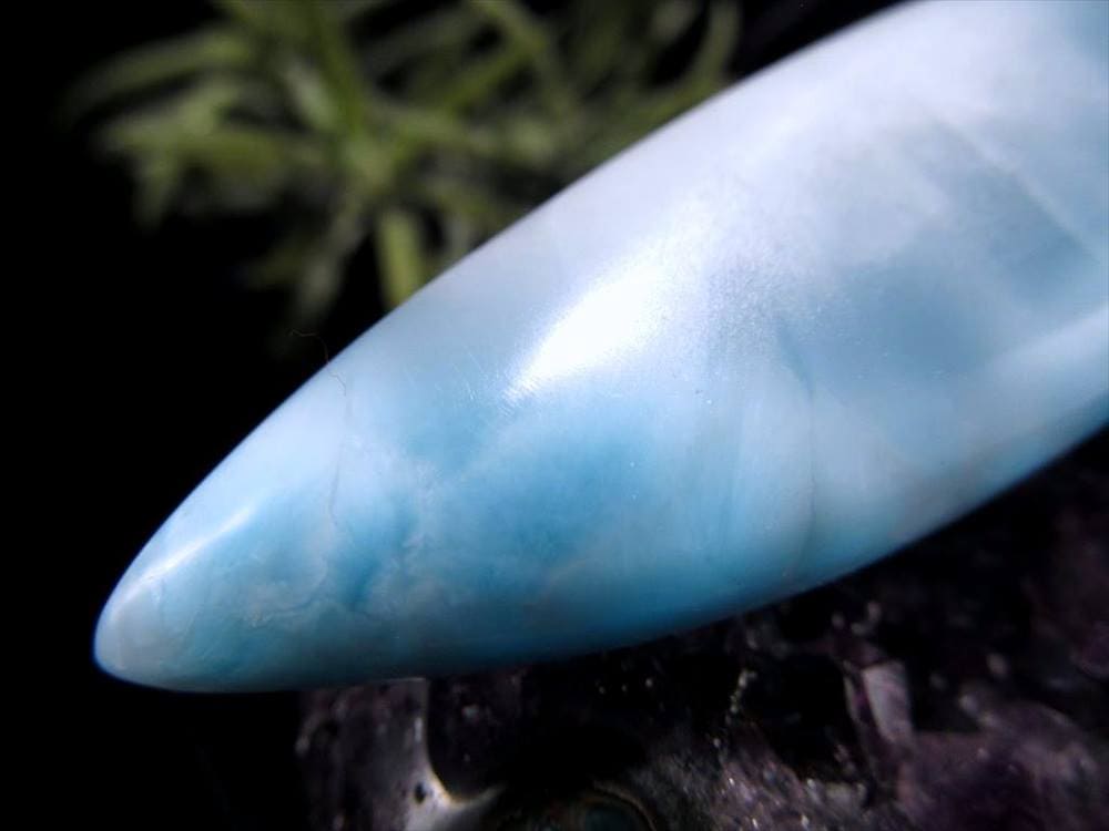 ラリマー ブルーペクトライト ペンダント ネックレス 曹珪灰石