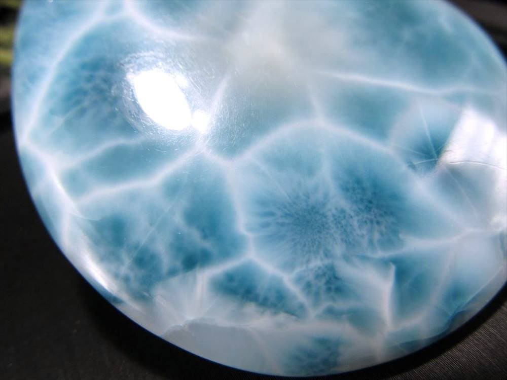 ラリマー ブルーペクトライト ペンダント ネックレス 曹珪灰石