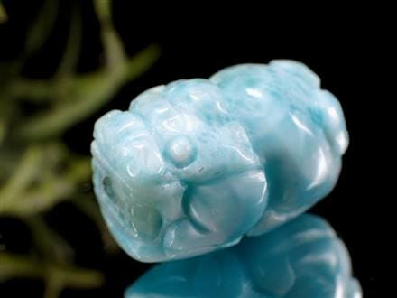 ラリマー ブルーペクトライト ビーズ石 1粒売り バラ珠