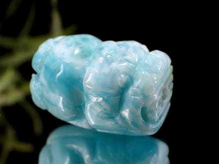 ラリマー ブルーペクトライト ビーズ石 1粒売り バラ珠