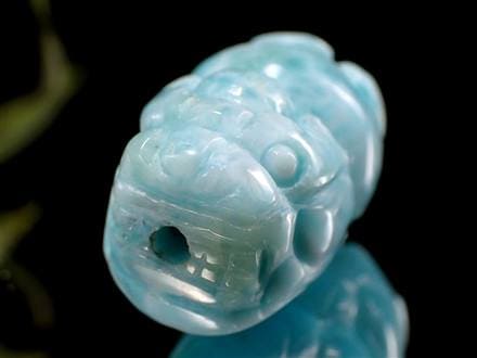 ラリマー ブルーペクトライト ビーズ石 1粒売り バラ珠